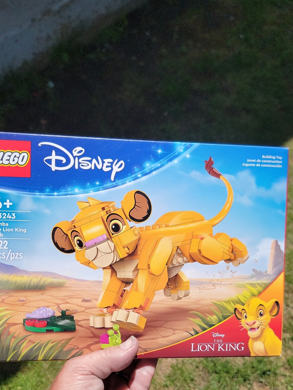 Disney Yellow Simba Buildable Lion Toy Set
